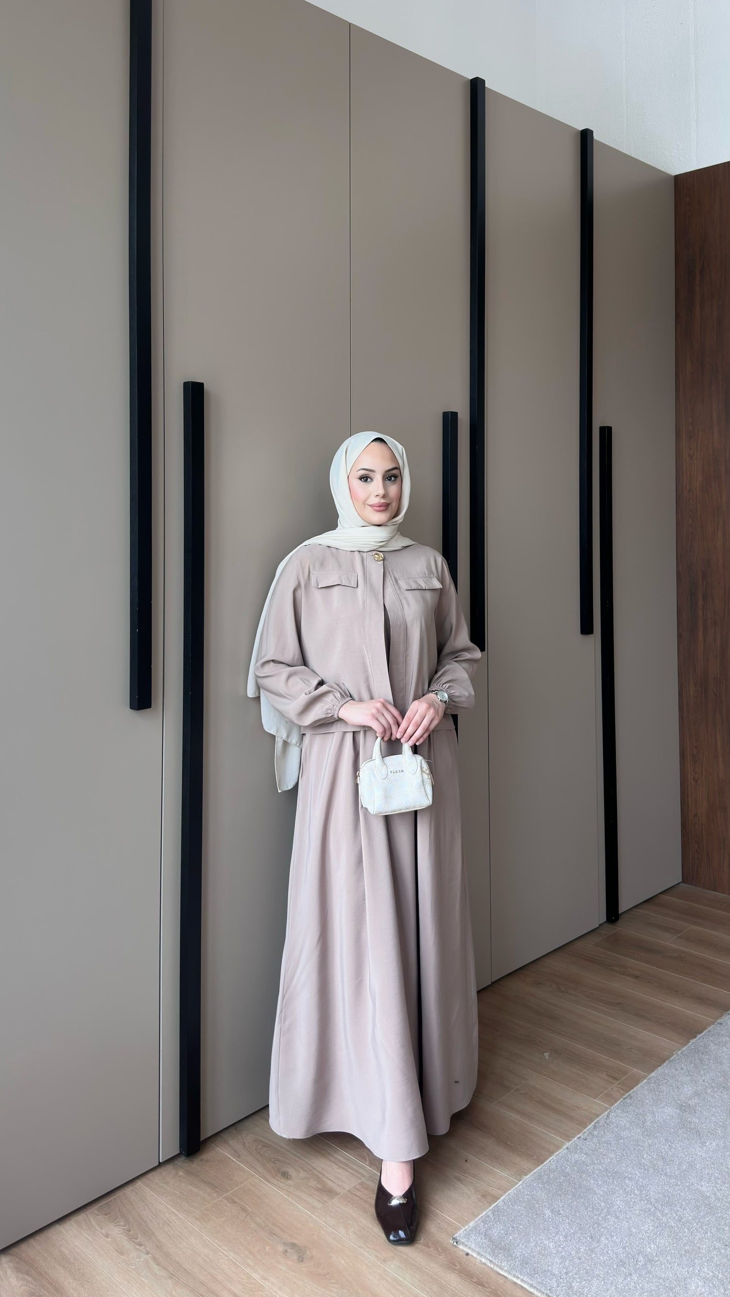 CEYDA KLEID BEIGE