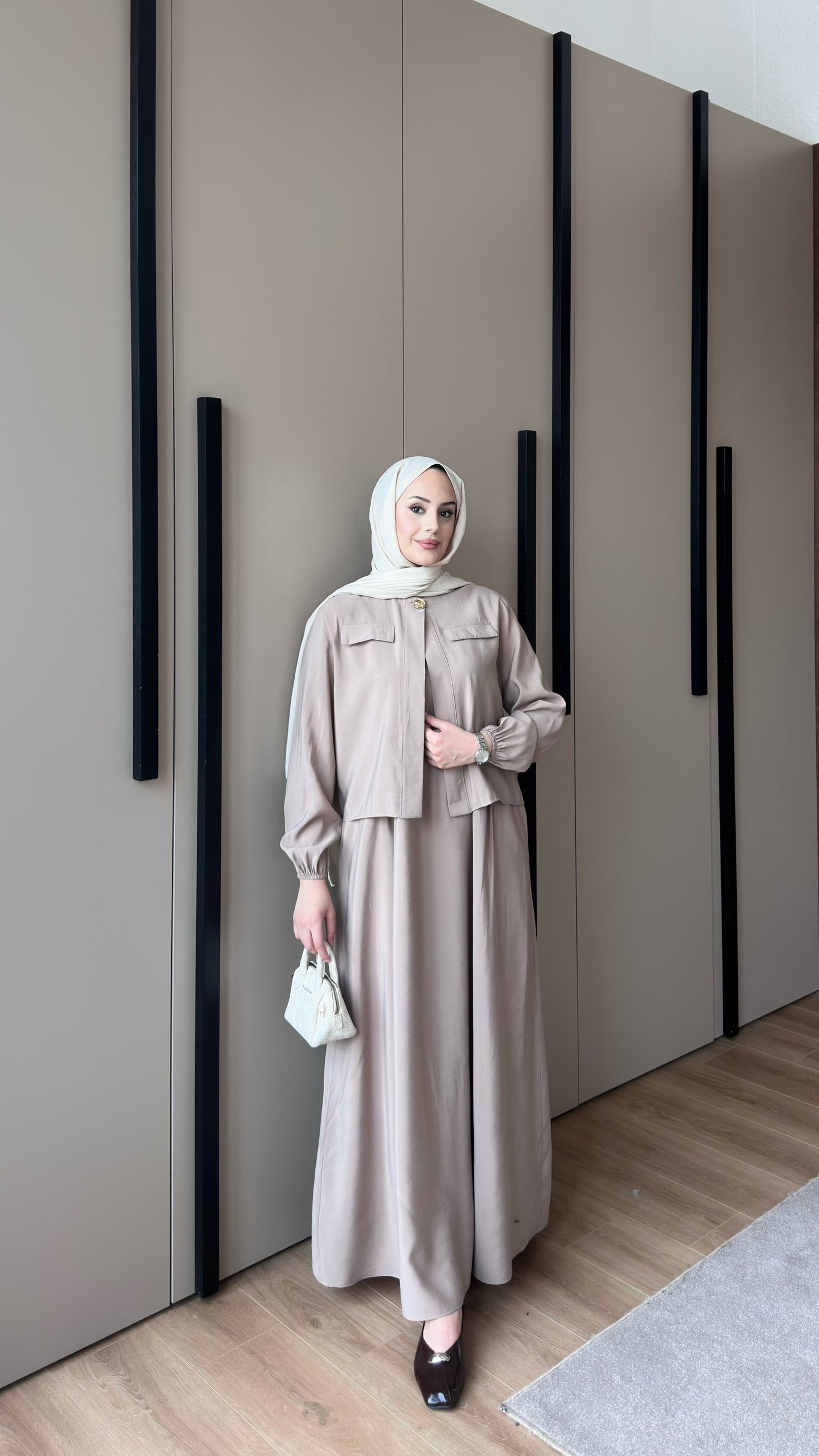 CEYDA KLEID BEIGE