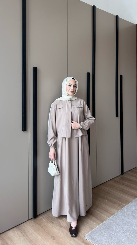 CEYDA KLEID BEIGE
