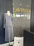 Zeitloser Cotton Zweiteiler in elegantem Grau