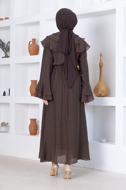 DUBAI KLEID BRAUN