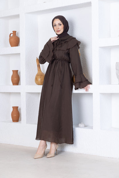 DUBAI KLEID BRAUN