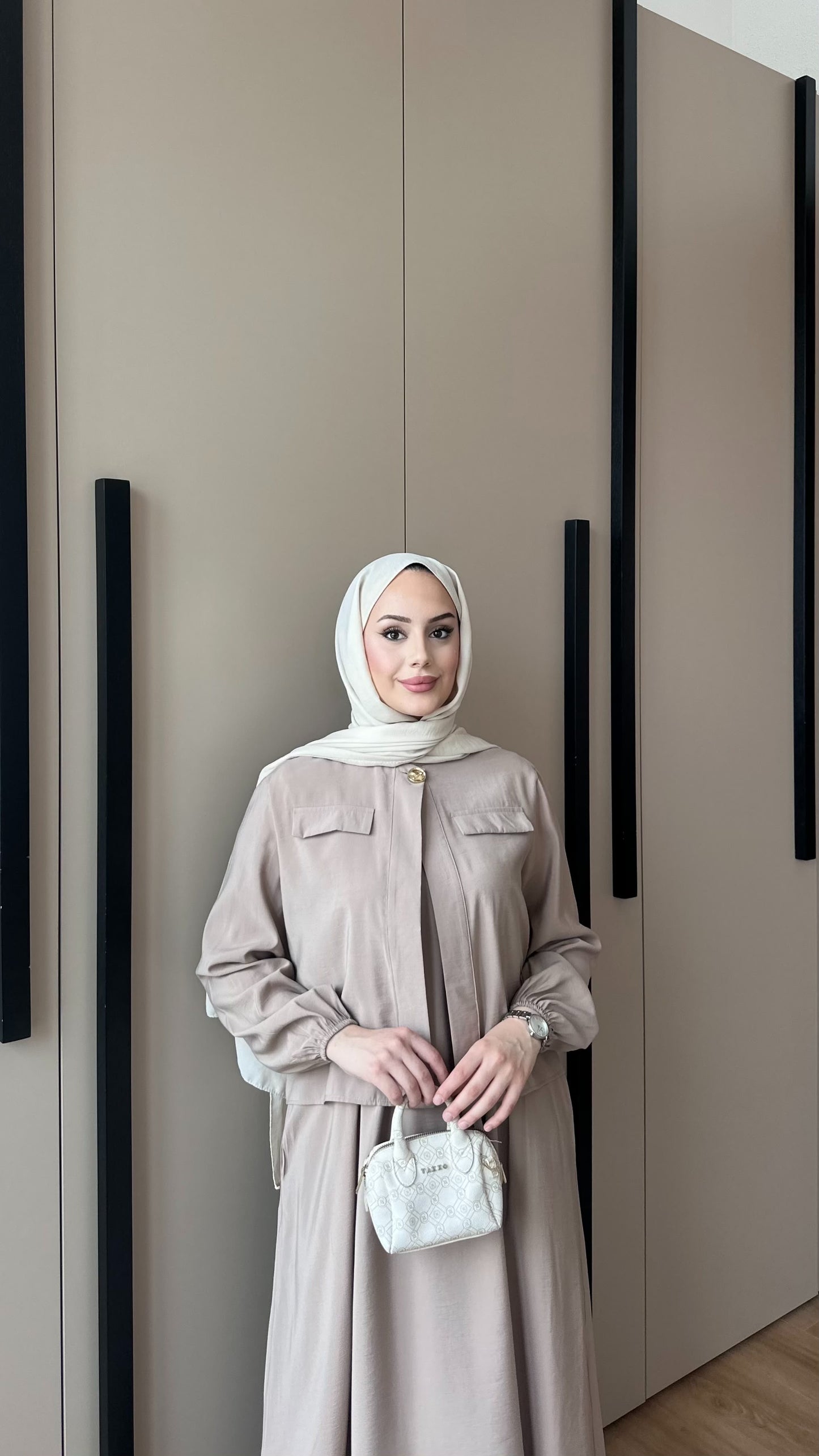 CEYDA KLEID BEIGE