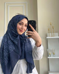 Eleganz Schal in Blau