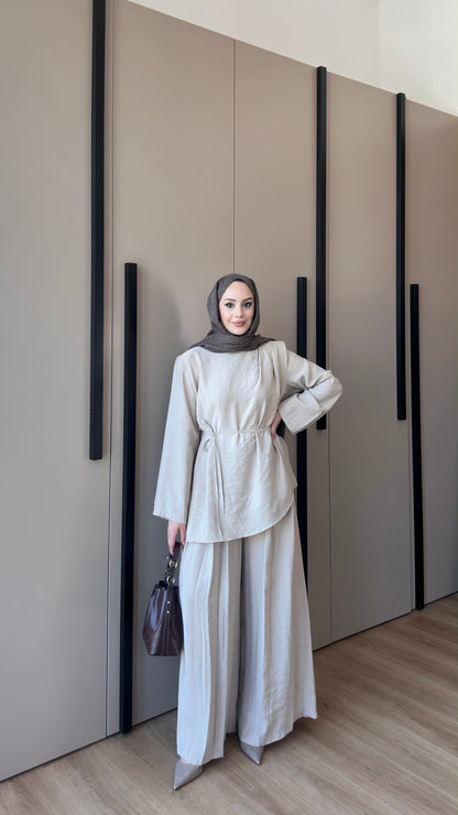 LAVINYA ZWEITEILER BEIGE