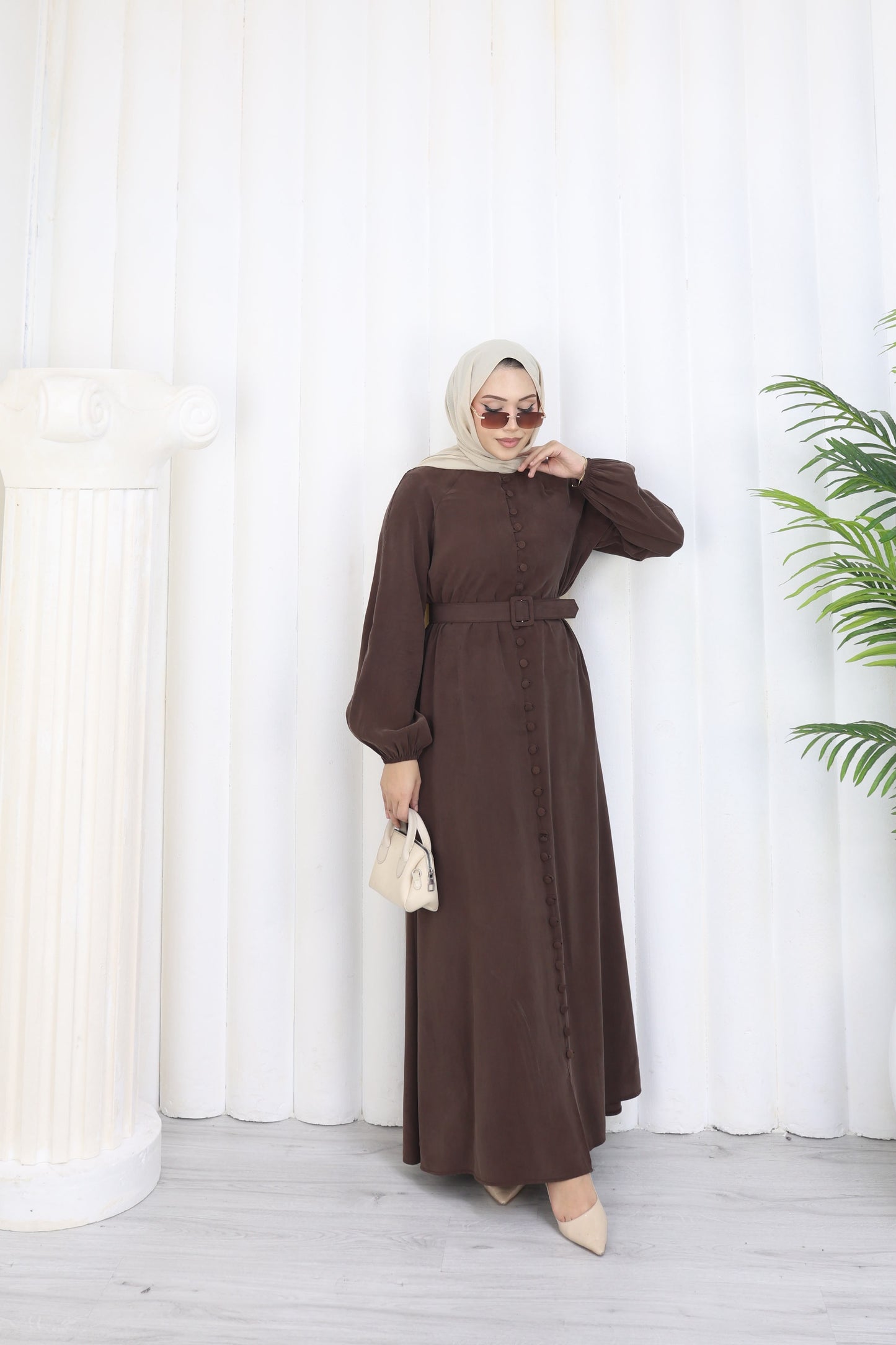 LAVİN KLEID BRAUN