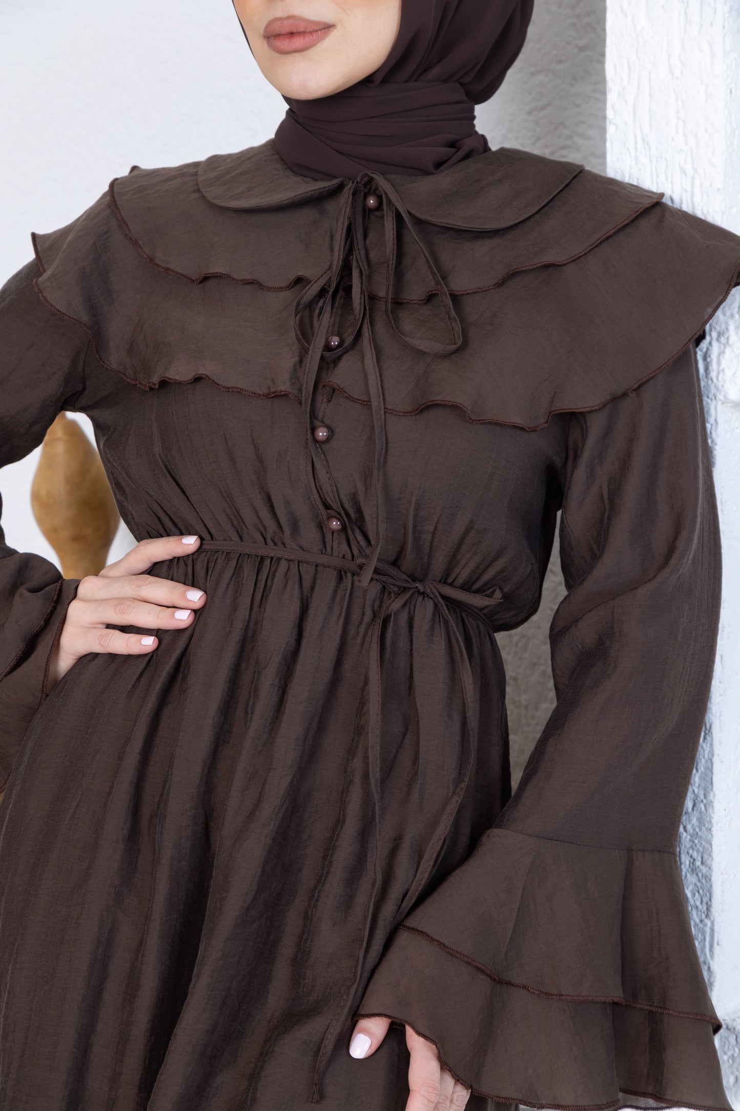 DUBAI KLEID BRAUN