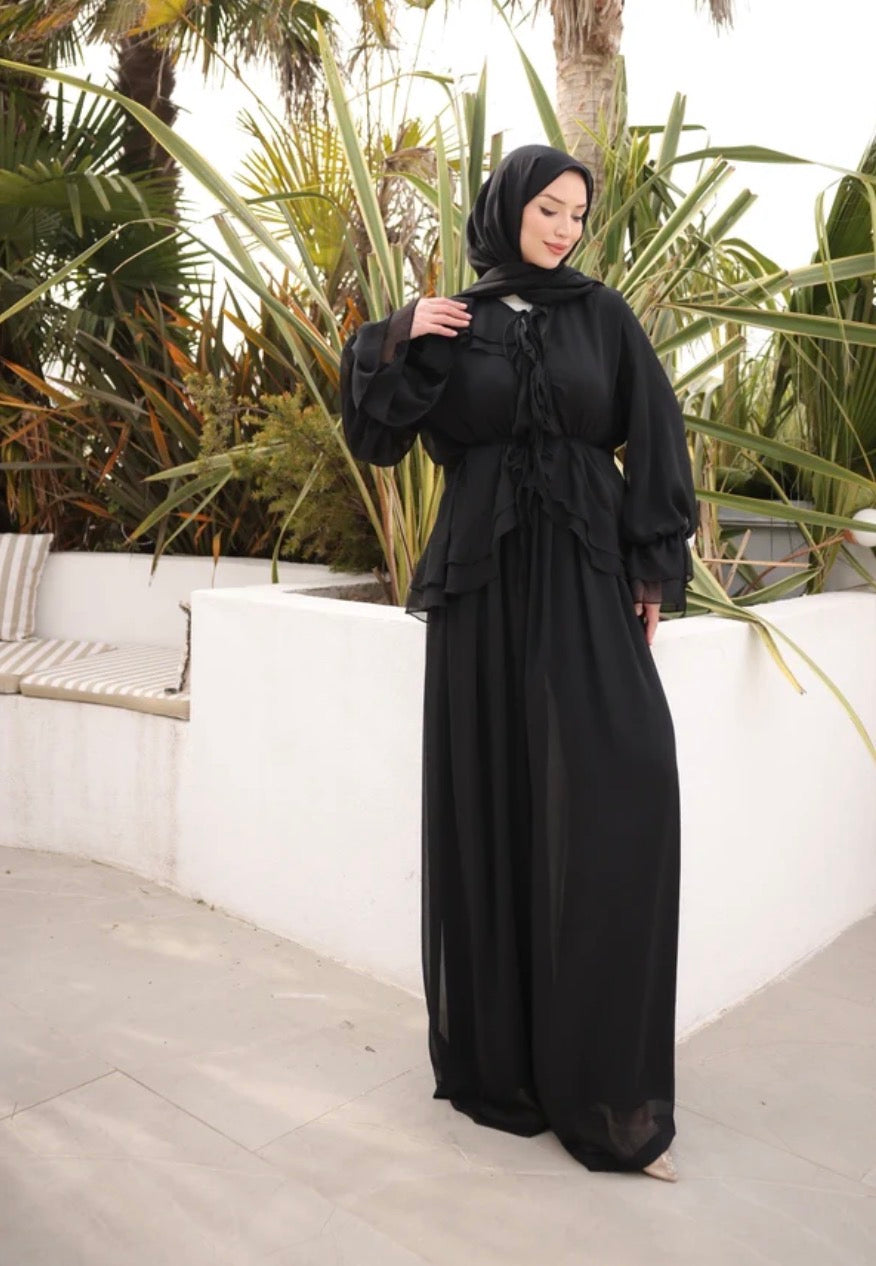 DUBAI ZWEITEILER (HOSE) SCHWARZ