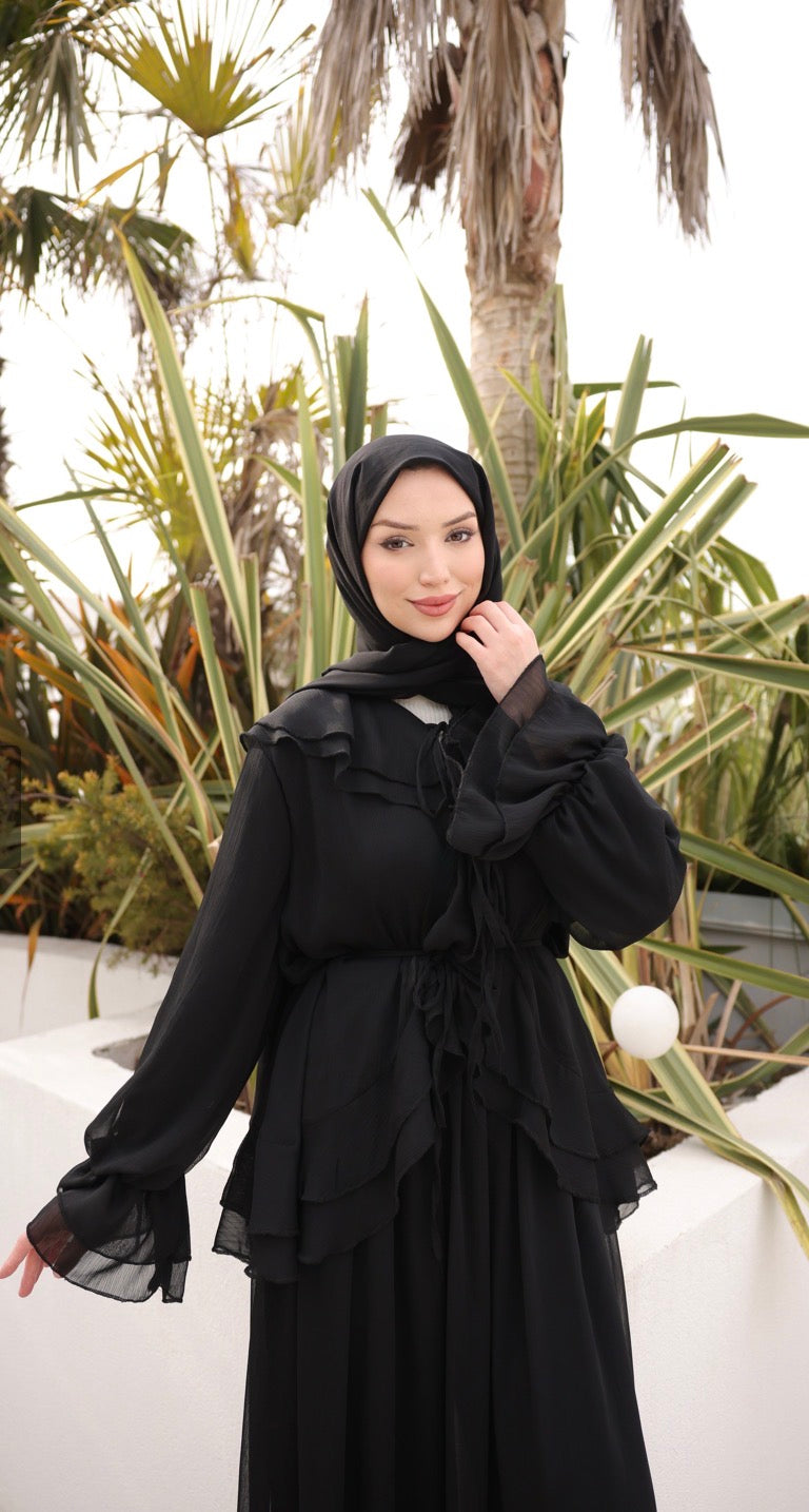 DUBAI ZWEITEILER (HOSE) SCHWARZ