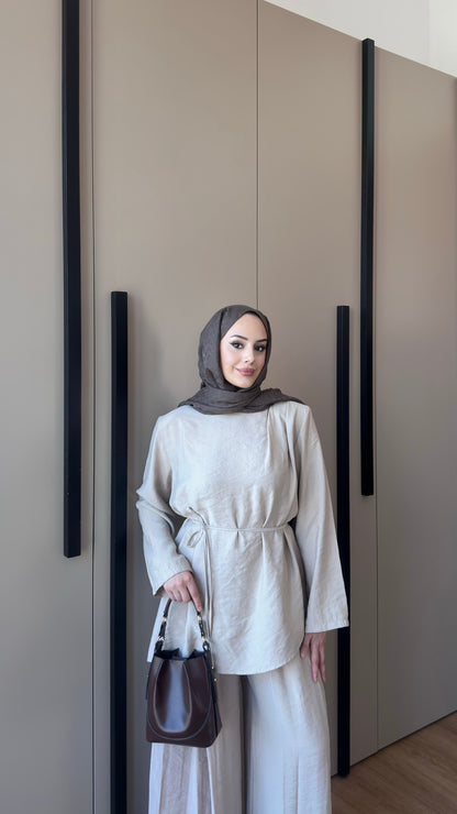 LAVINYA ZWEITEILER BEIGE