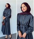 Elegantes Kleid in Denim-Blau