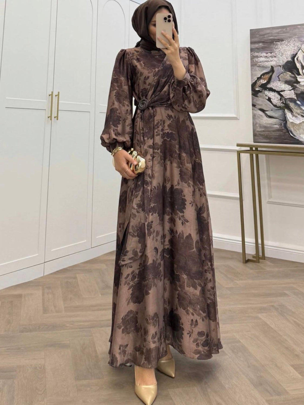 Velvet Bloom Kleid